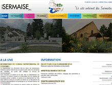 Tablet Screenshot of mairie-sermaise.com